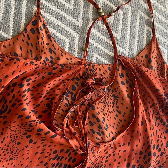 NWT YA Los Angeles Sleeveless Print Maxi Dress Size Large - Picture 8 of 15